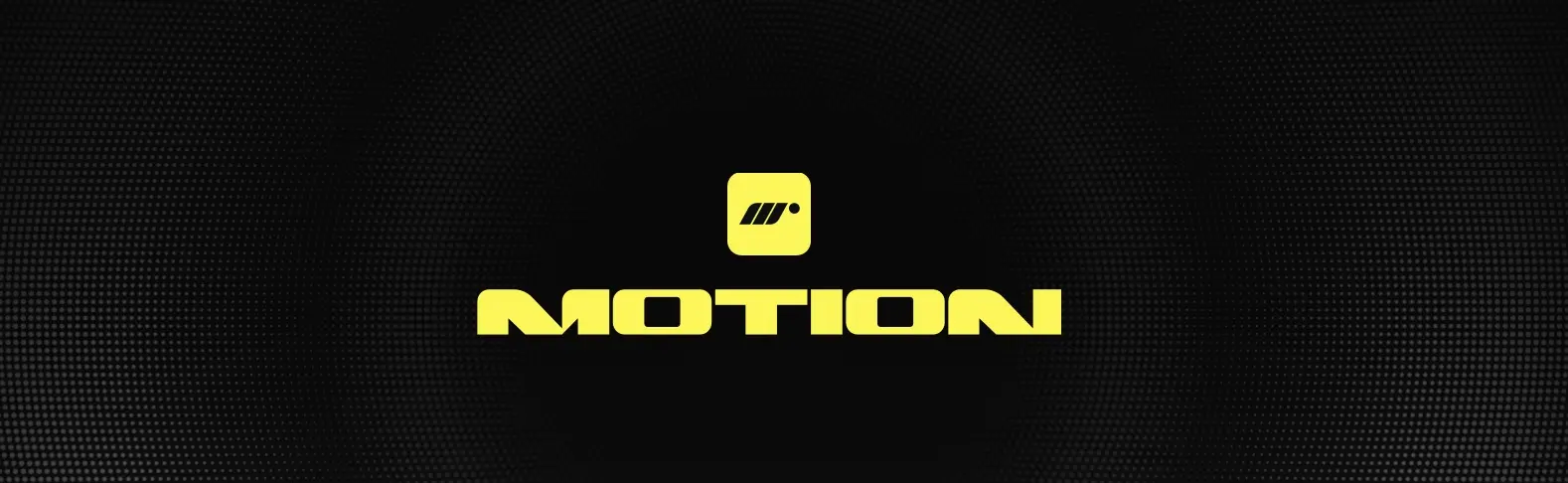Motion animation library banner